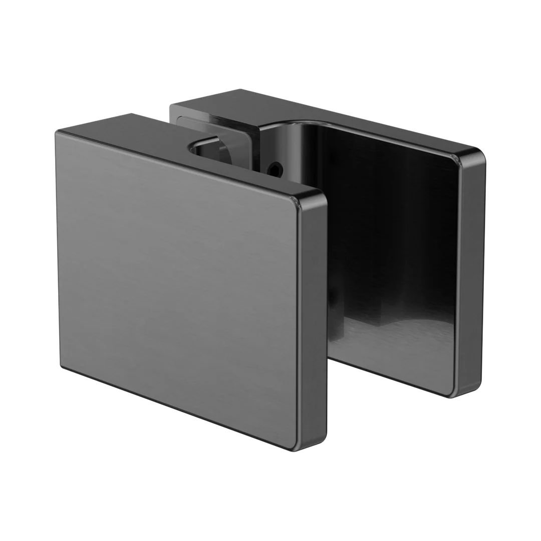 Nero Square Shower Knob Handle Gun Metal