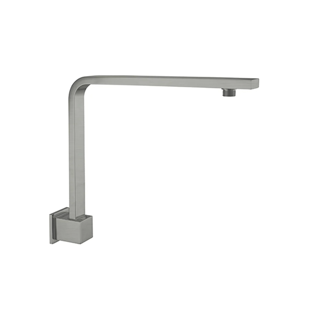 Nero Square Swivel Shower Arm - Gun Metal Grey - Image 2