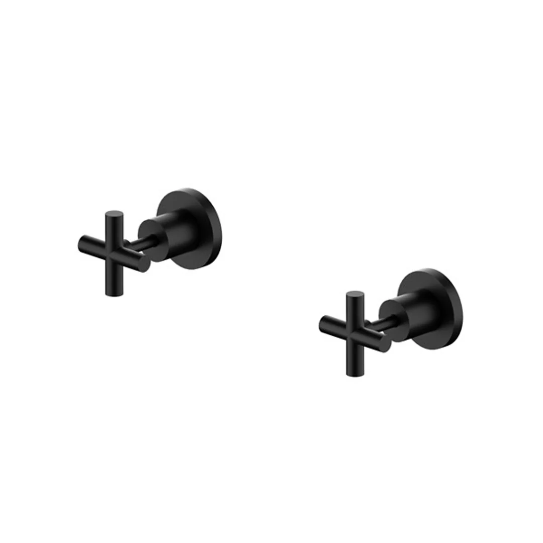 Nero X Plus Wall Top Assemblies (Pair) 35mm Cartridge Matt Black - Image 2