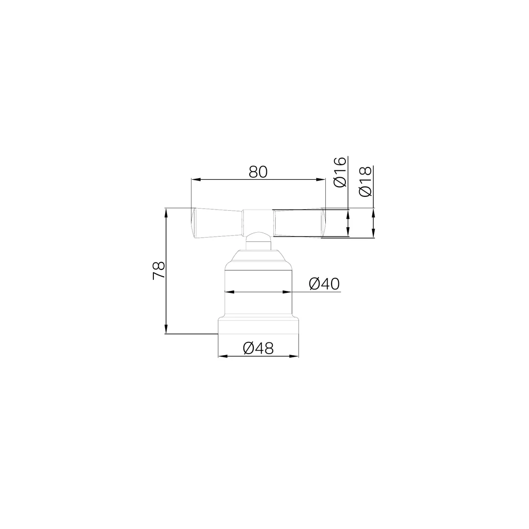 Nero York Robe Hook Chrome - Image 3