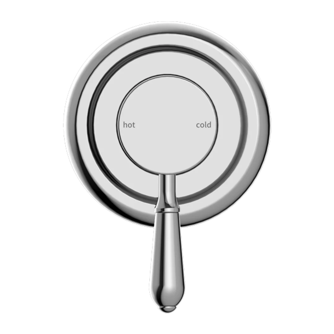 Nero York Shower Mixer With Metal Lever Chrome - Image 5