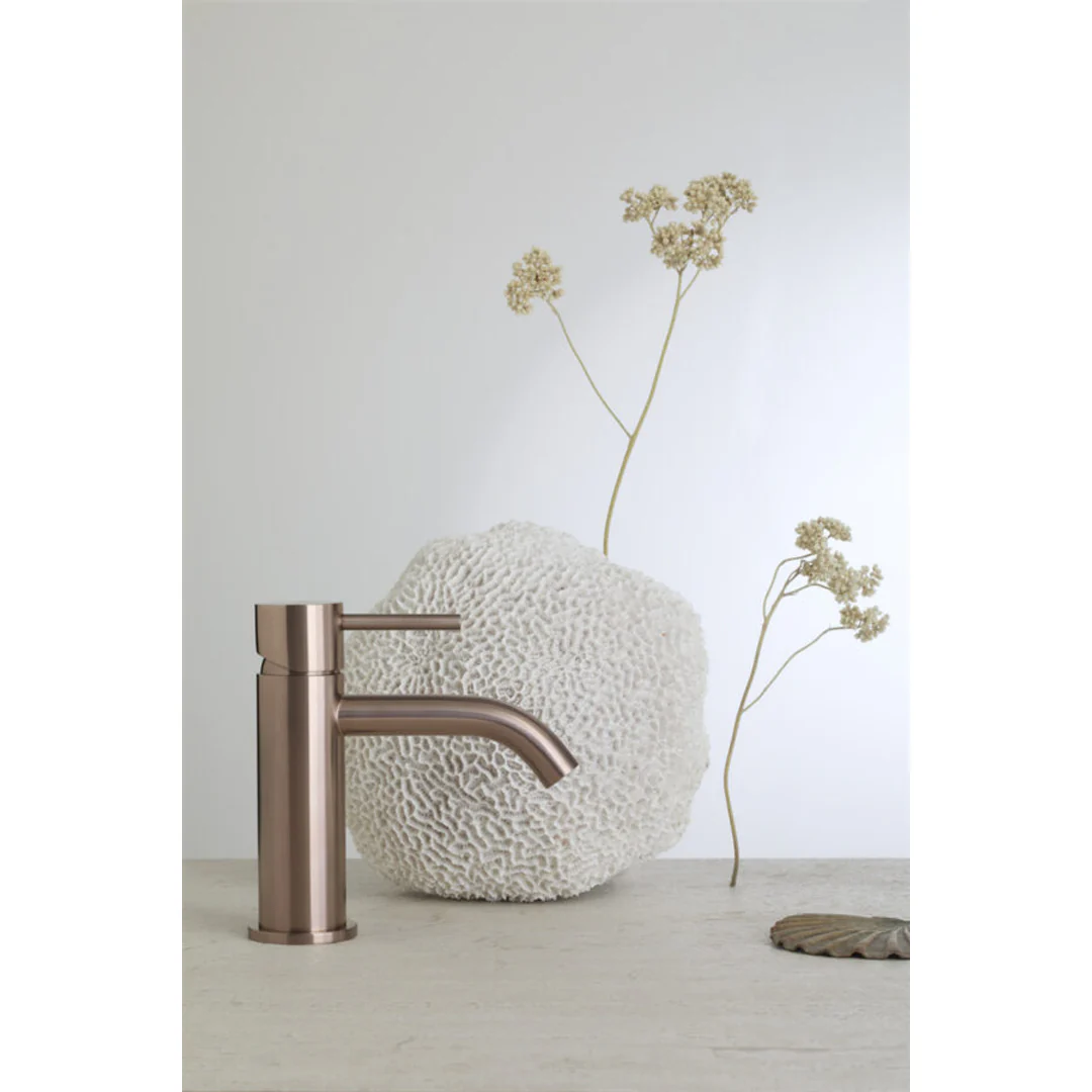 Nero Zen Stainless Steel Basin Mixer Brushed Bronze - Image 3