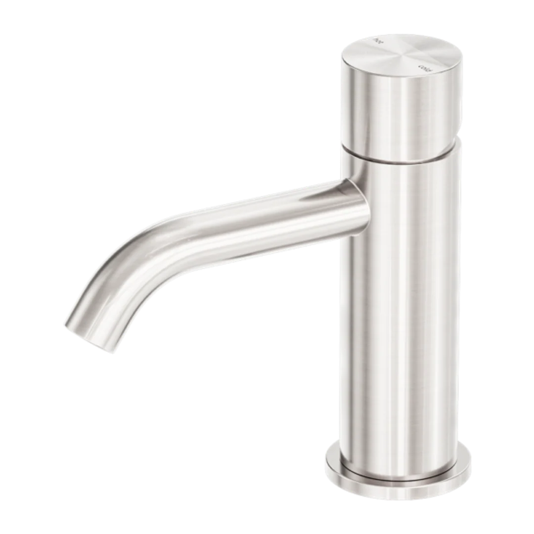 Nero Zen Stainless Steel Basin Mixer Handless Brushed Nickel