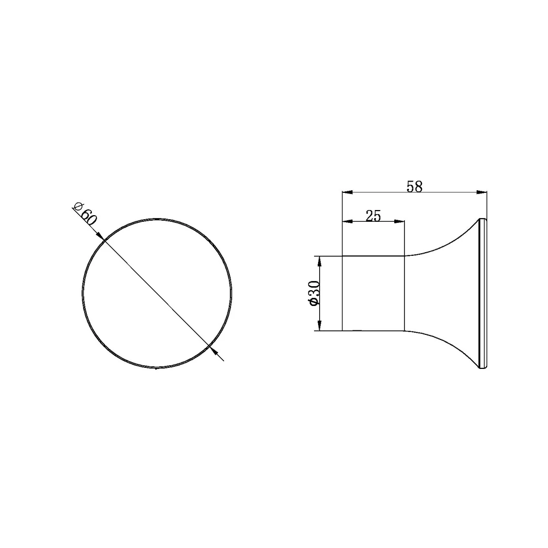 Nero Zen Stainless Steel Robe Hook Graphite - Image 2