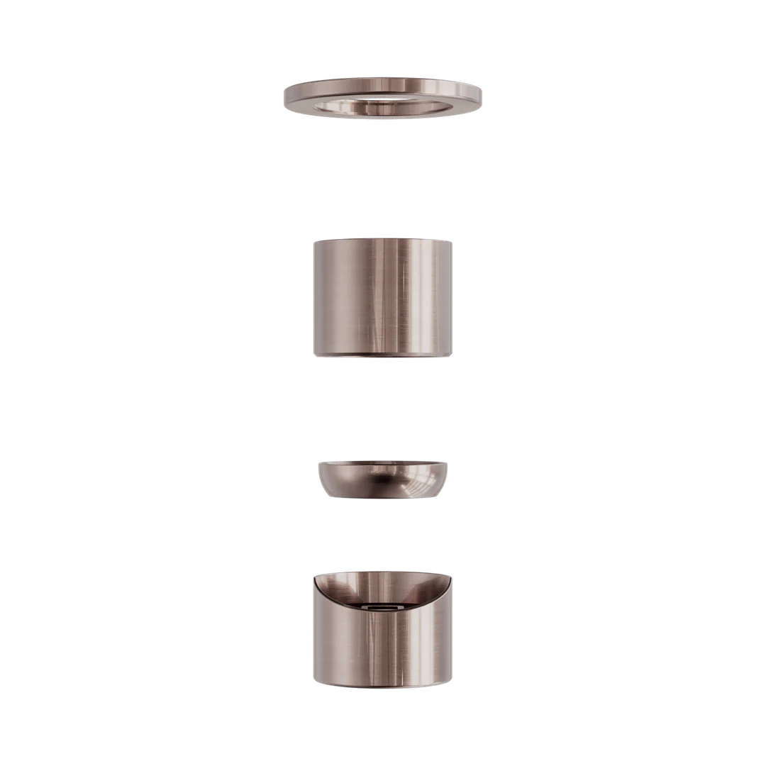 Nero Zen Stainless Steel Shower Mixer Trim Kits Only Brushed Bronze - Image 3
