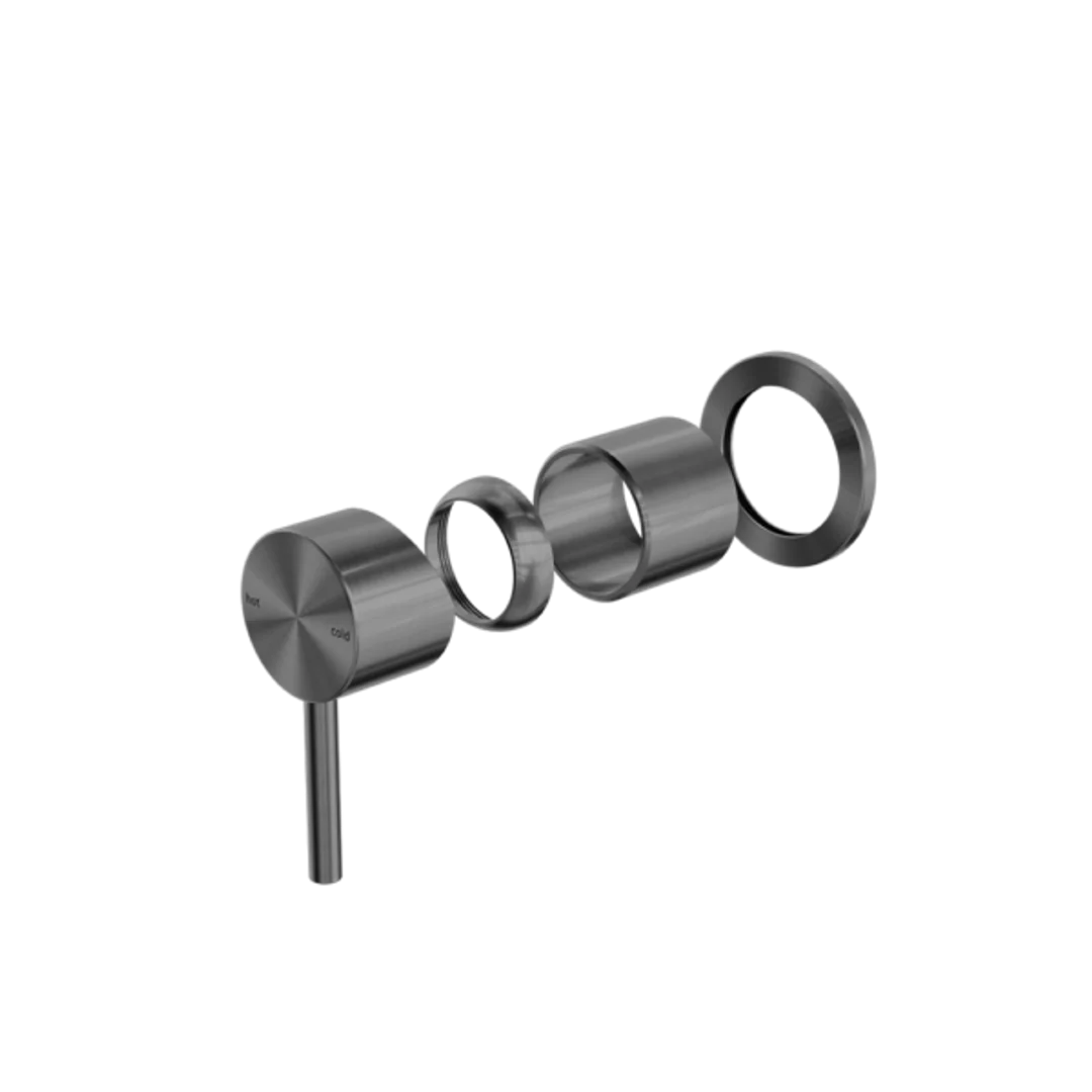 Nero Zen Stainless Steel Shower Mixer Trim Kits Only Graphite