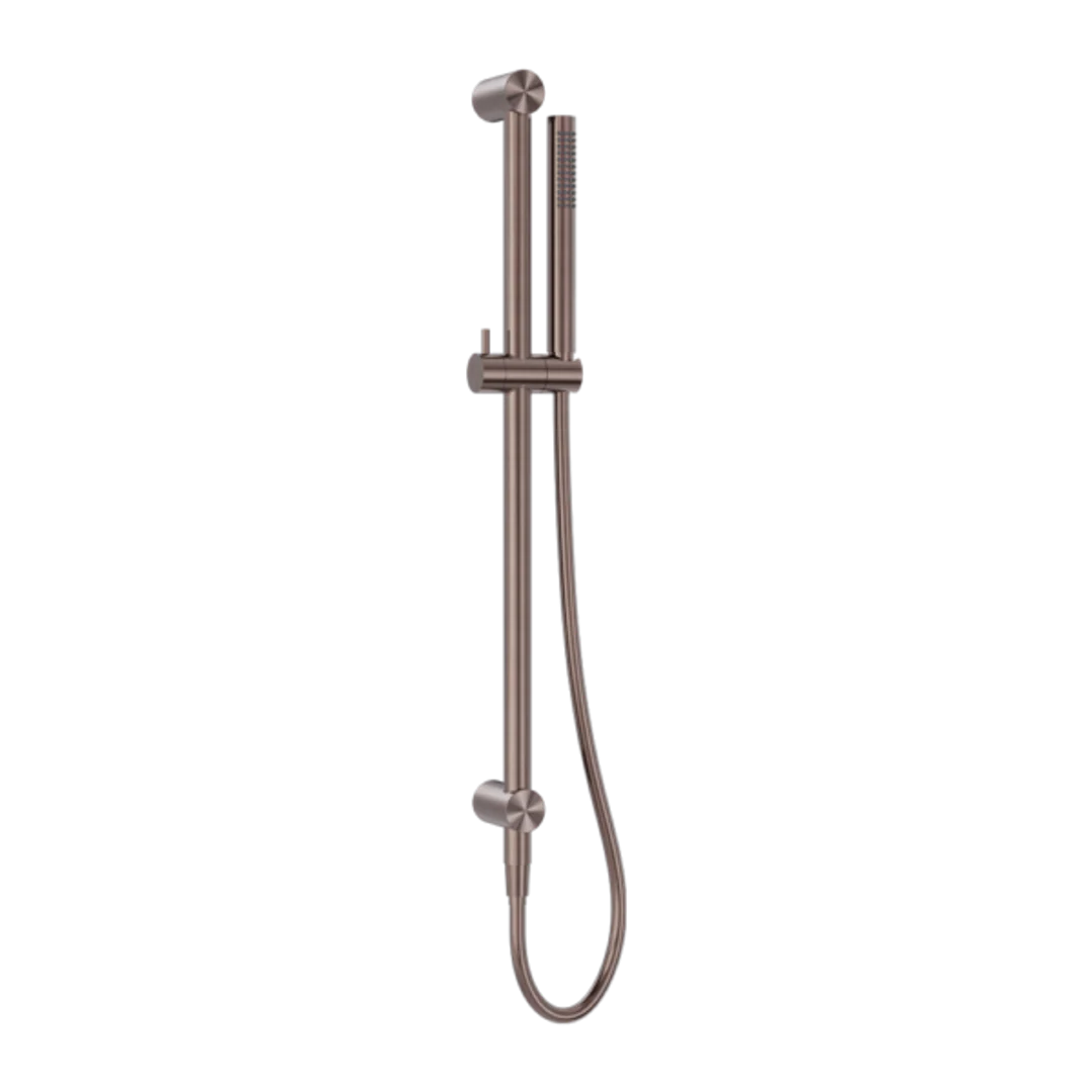 Nero Zen Stainless Steel Shower Rail Brushed Bronze