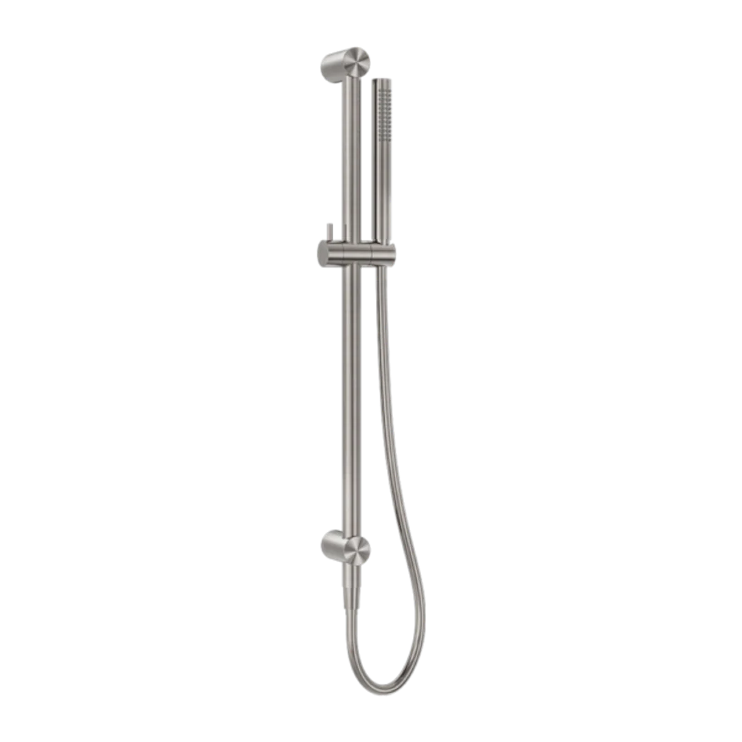 Nero Zen Stainless Steel Shower Rail Brushed Nickel