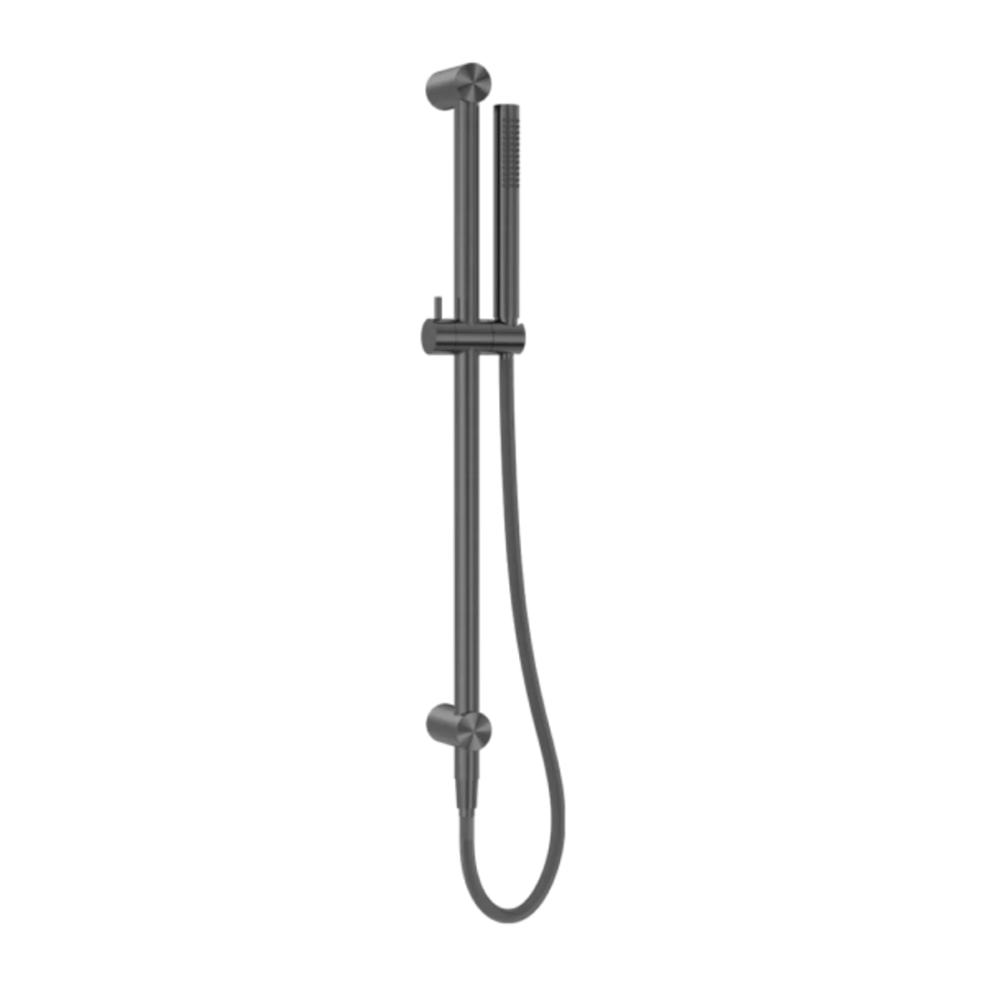 Nero Zen Stainless Steel Shower Rail With Outdoor Shower Hose Graphite