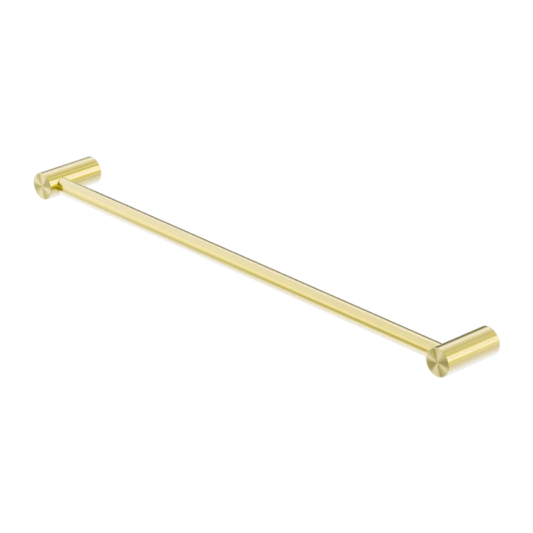 Nero Zen Stainless Steel Single Towel Rail 600Mm Brushed Gold