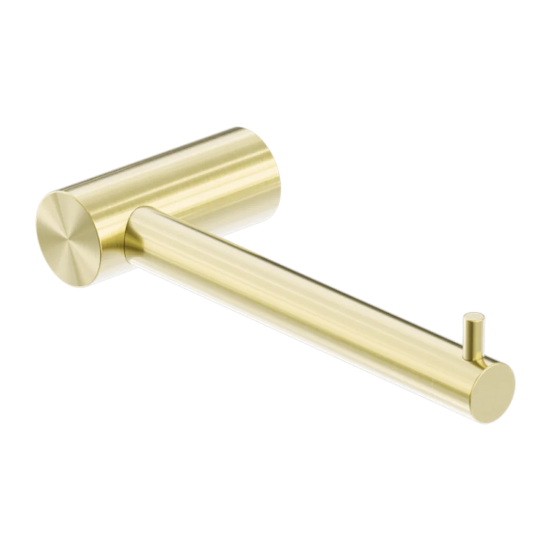 Nero Zen Stainless Steel Toilet Roll Holder Brushed Gold