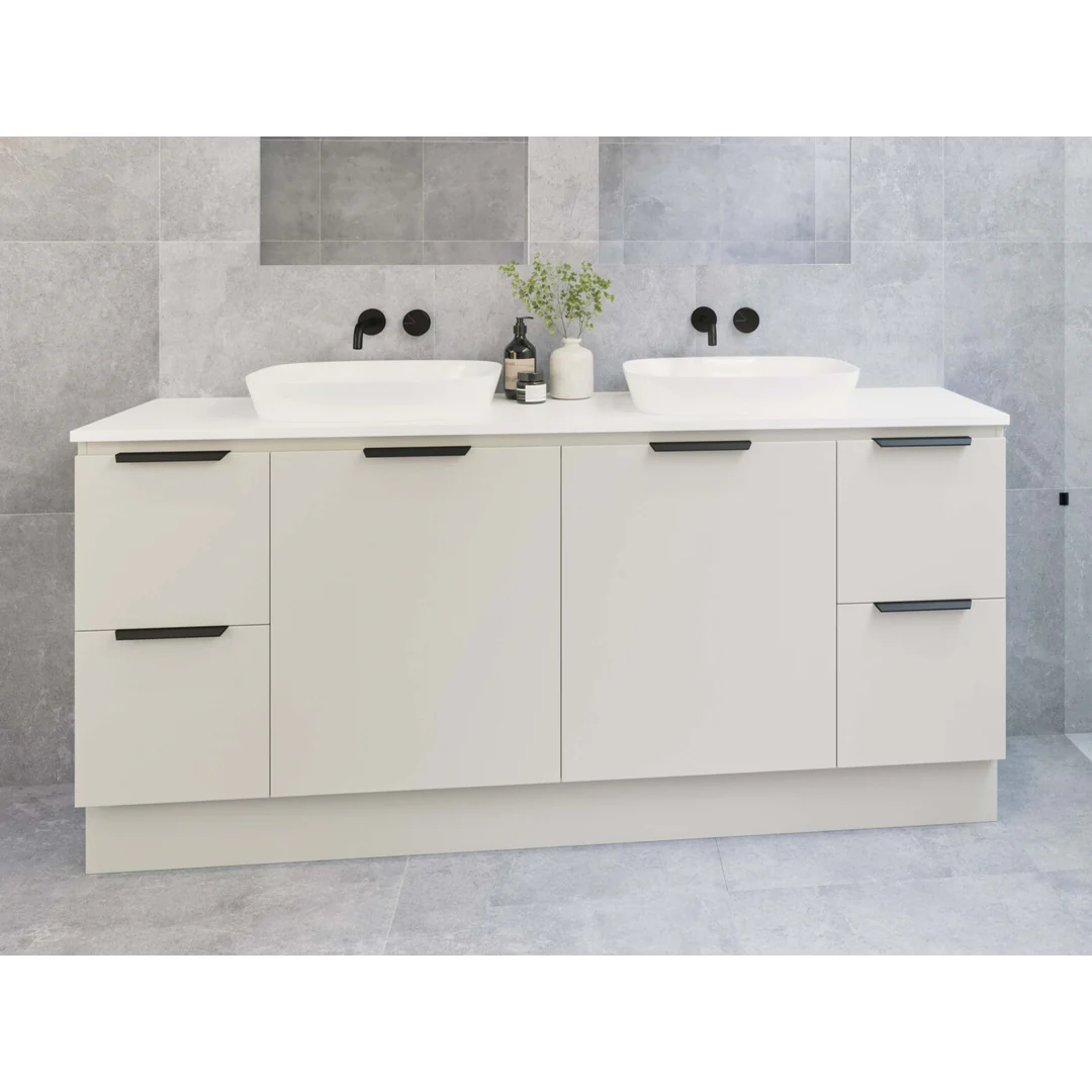 Nevada Vanity 1500mm Single Bowl Regal Acrylic Top Floor Standing - Image 2