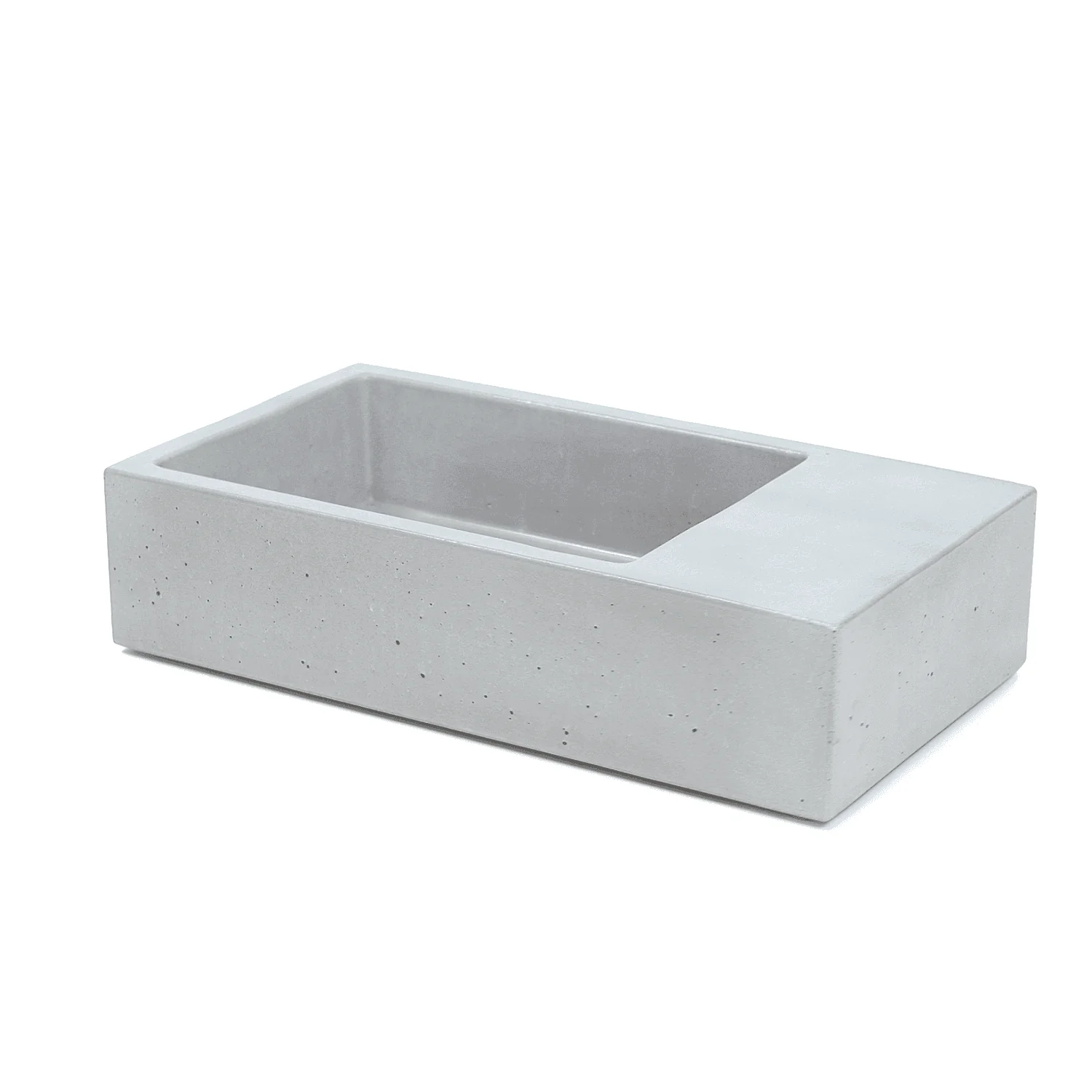 New Form Concrete Powder Room Petite Vessel Basin 435mm X 240mm X 110mm