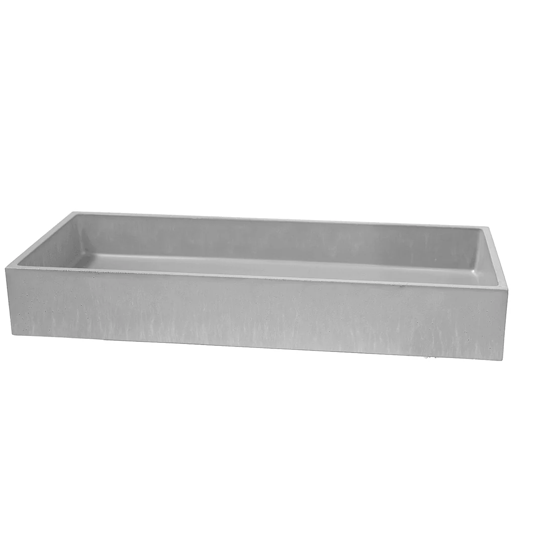 New Form Concrete Trough Vessel Basin 800mm X 340mm X 110mm - Image 2