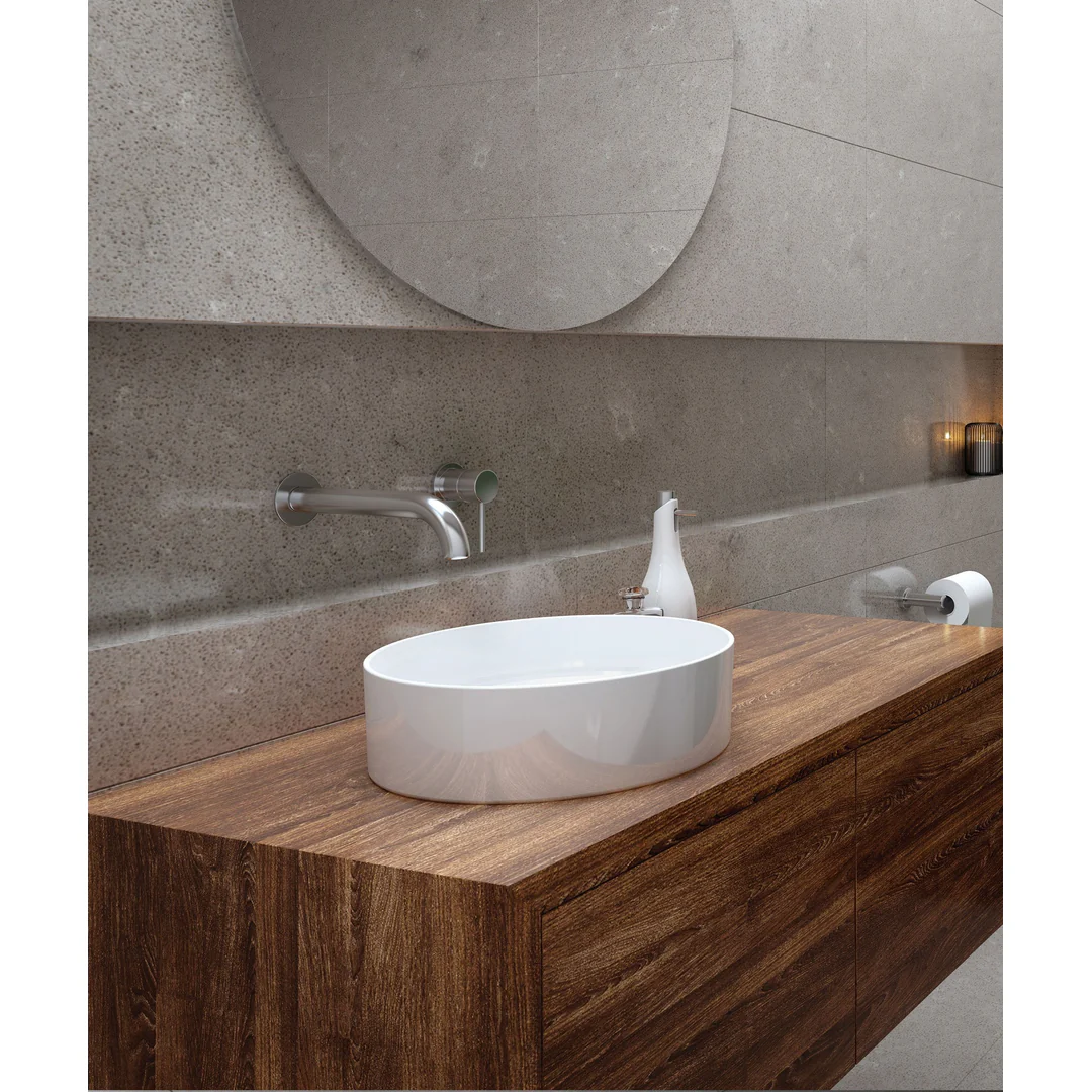 Nimos Slimline Round Above Counter Basin White Sbc-027 - Image 5