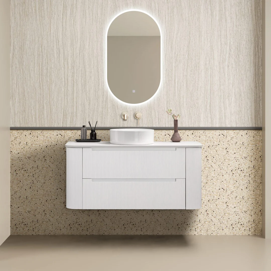 Noveen Almere 1200Mm Wall Hung Vanity Pristine White Alpine White
