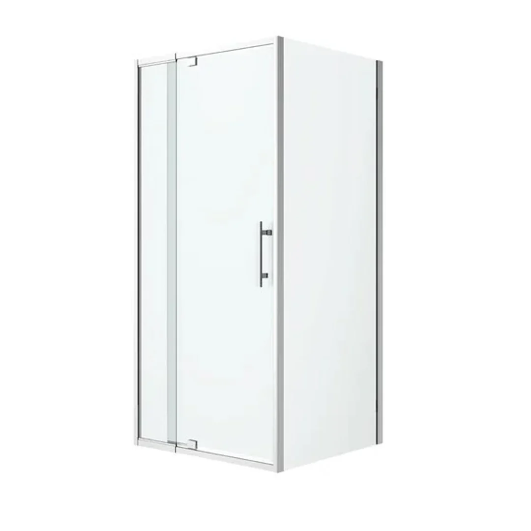 Oceano Louve Square Pivot Front Screen 1000 X 2000 Matte Black - Image 4