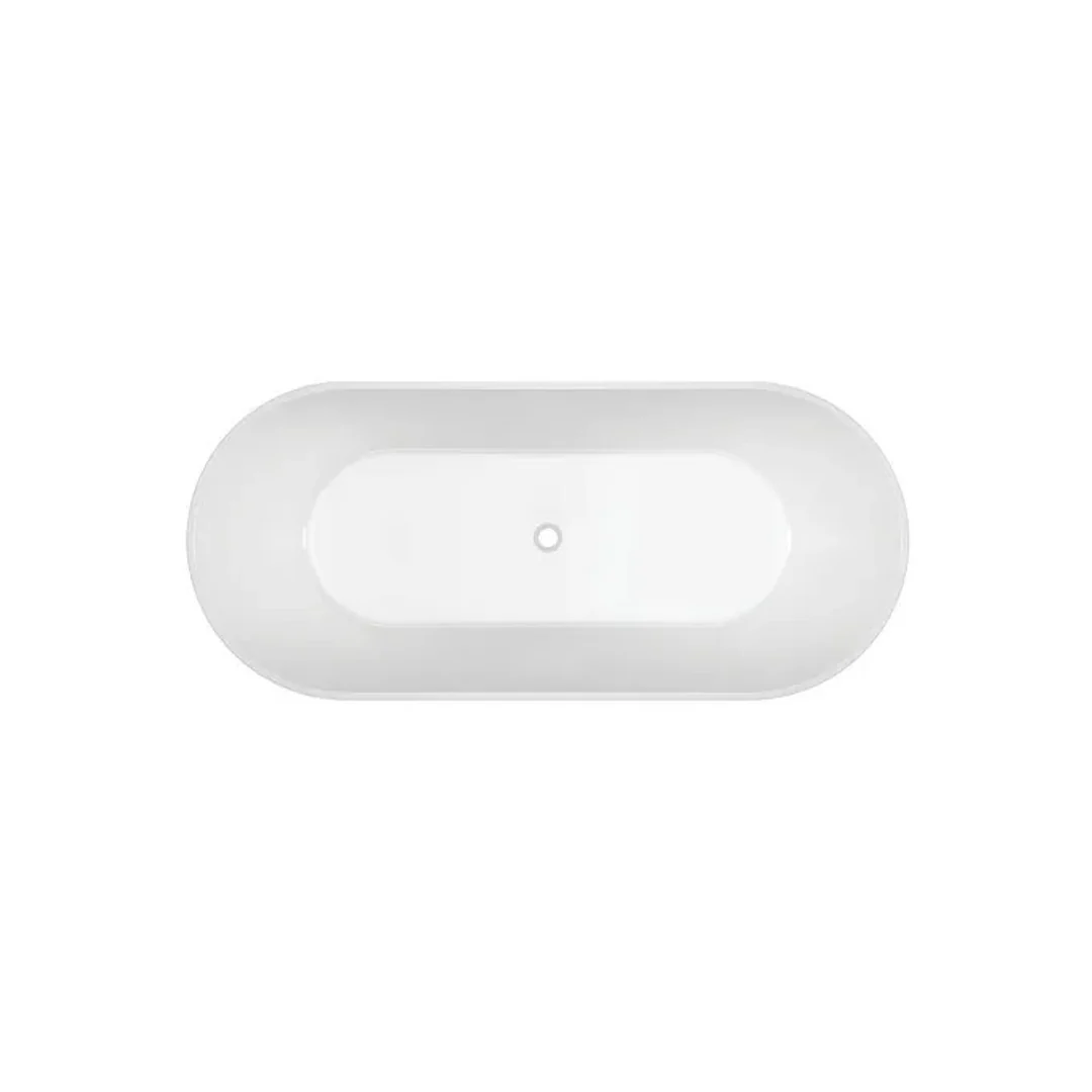 Oceano Nava 1700 Freestanding Bath White 1700mm X 730mm - Image 3
