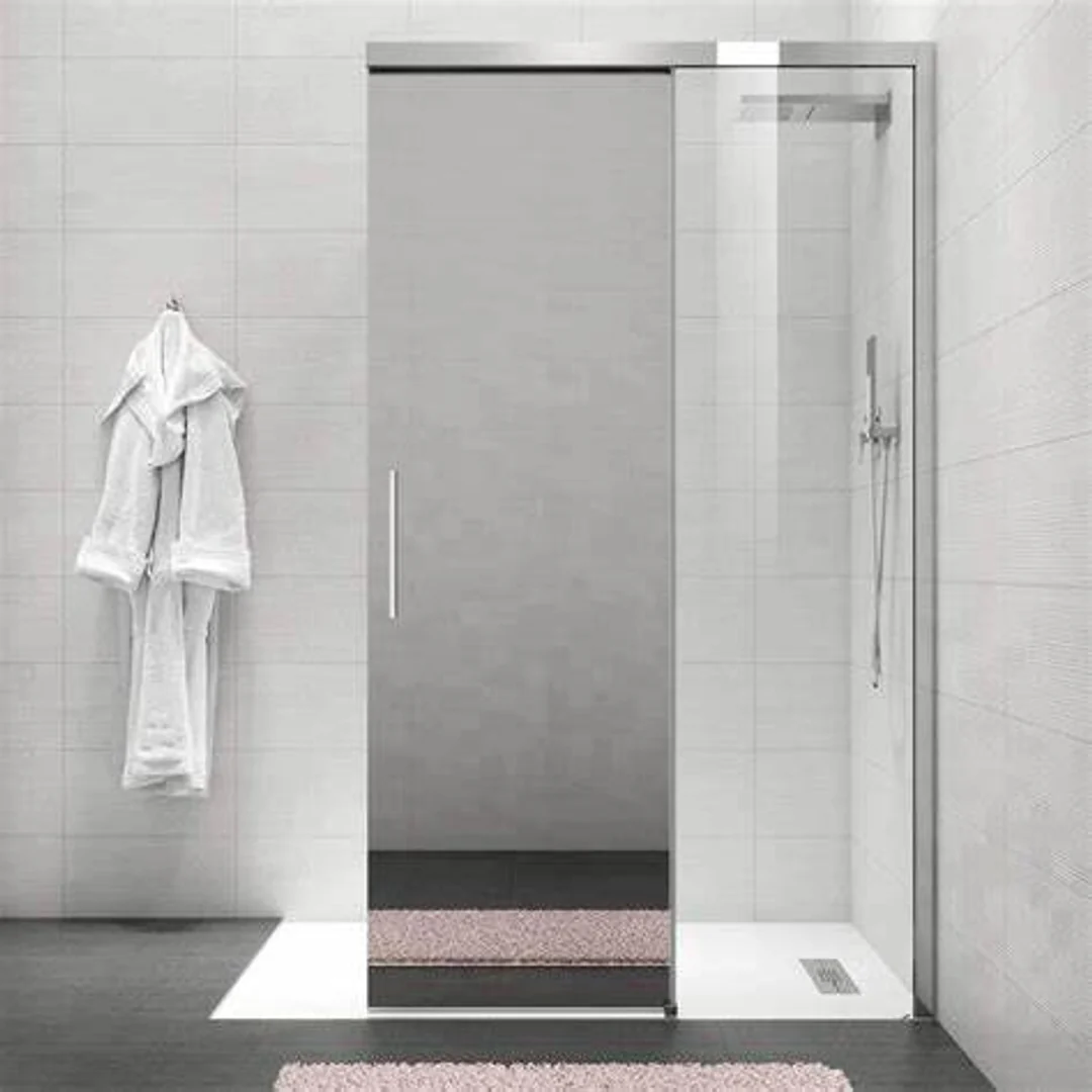 Urban Slider Oceano Shower Front Panel 1200 x 2000 Chrome No Bracket - Image 4