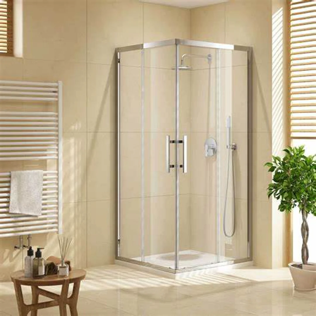 Urban Slider Oceano Shower Front Panel 1200 x 2000 Chrome No Bracket - Image 5