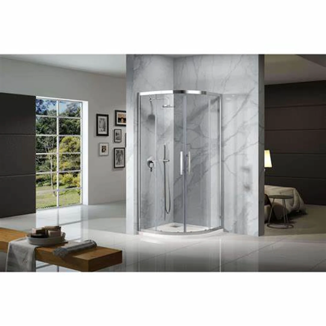 Urban Slider Oceano Shower Front Panel 1200 x 2000 Chrome No Bracket - Image 6