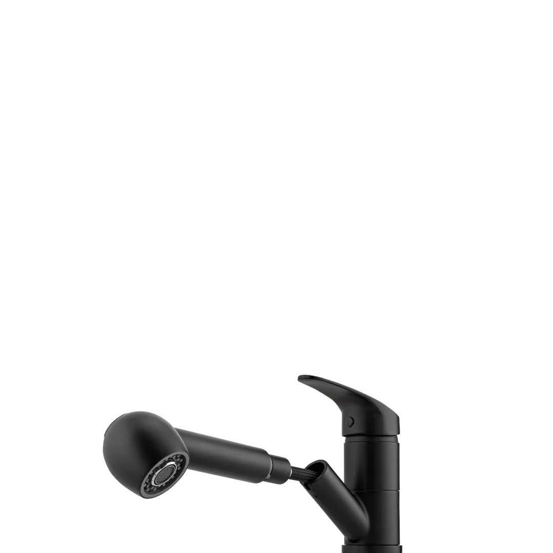 Oliveri LON580FMB-P London P-Out Spray Mixer Matte Black LEAD FREE - Image 3