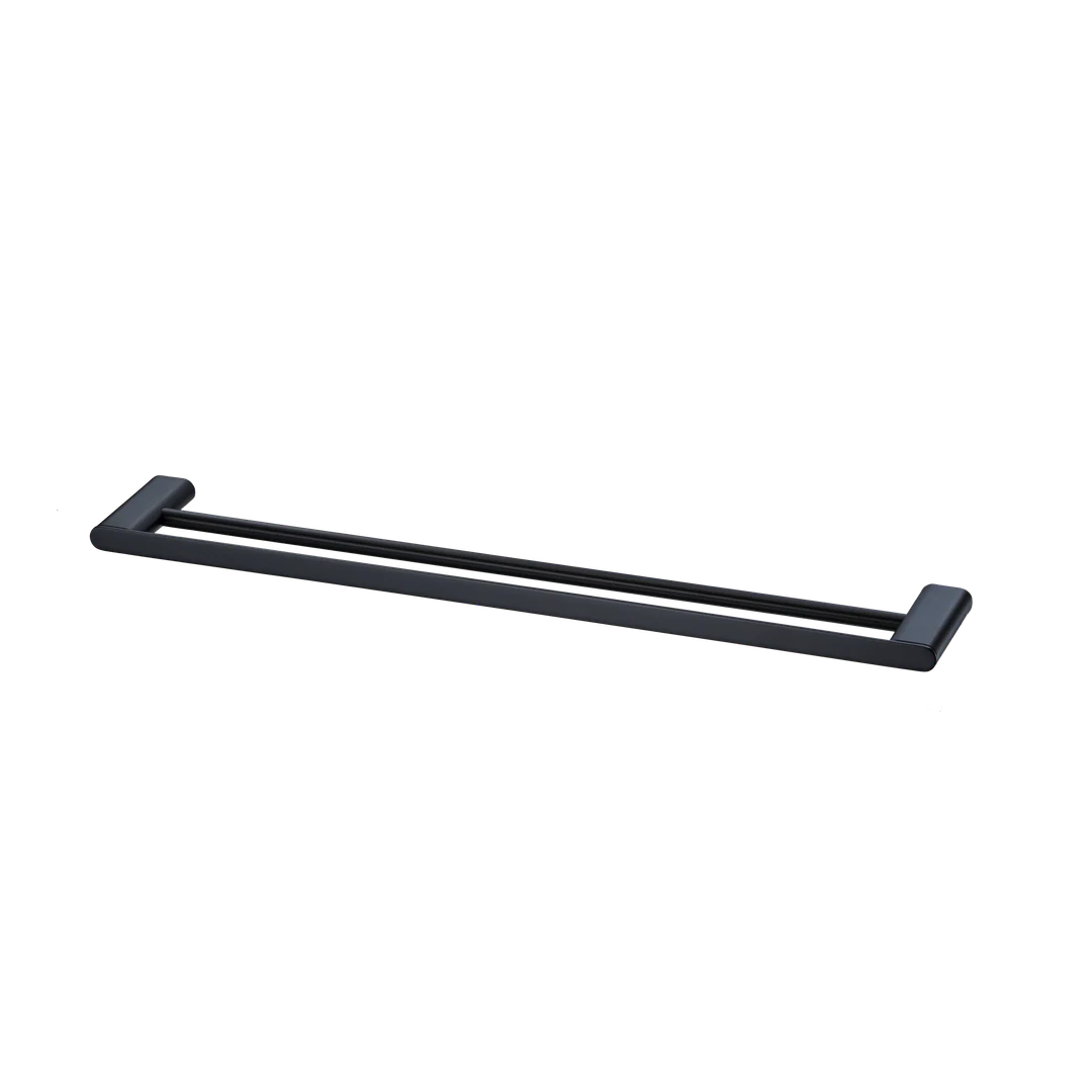 Oliveri MA824EC3 Madrid Towel Rail Dbl 650mm Matte Black