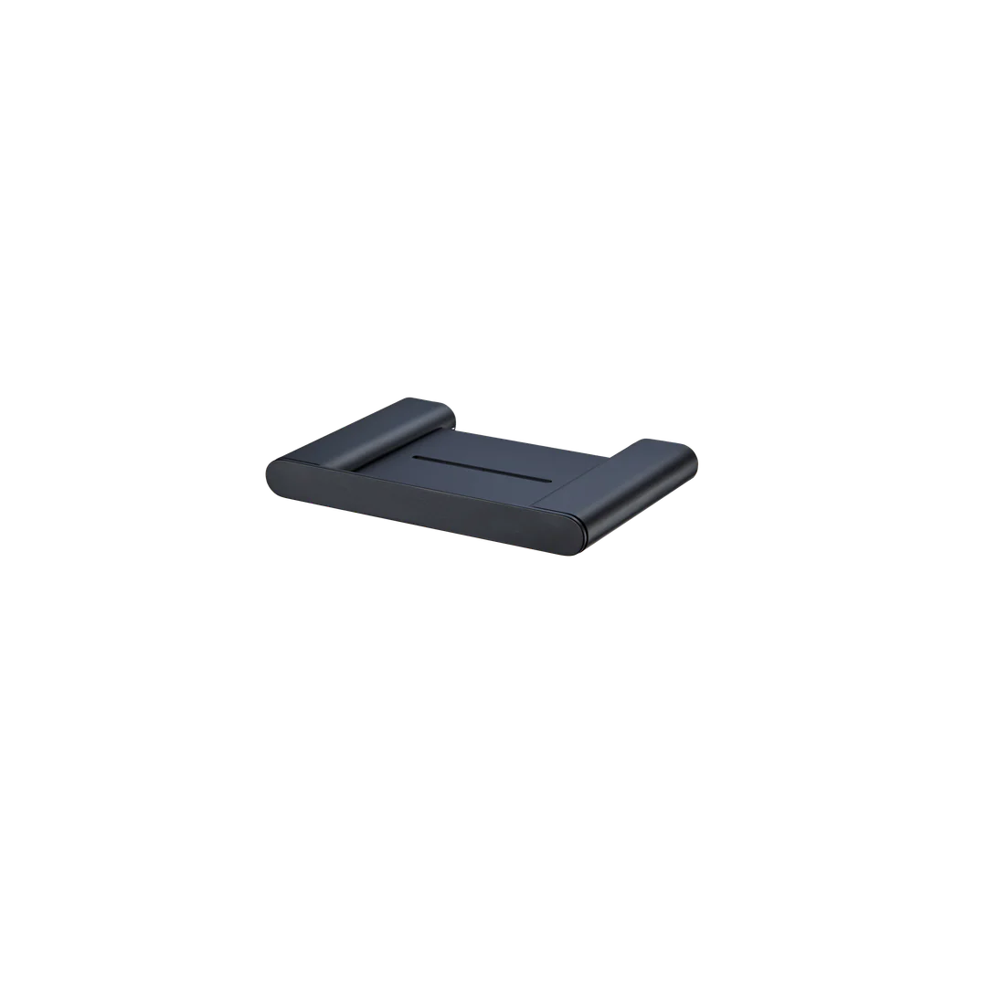 Oliveri MA859FC3 Madrid Soap Holder W/SHELF Matte Black