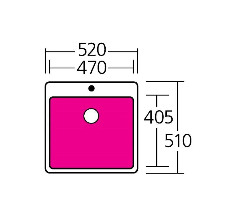 OLIVERI PRESSED SINGLE BOWL INSET SINK SN1051 - Image 4
