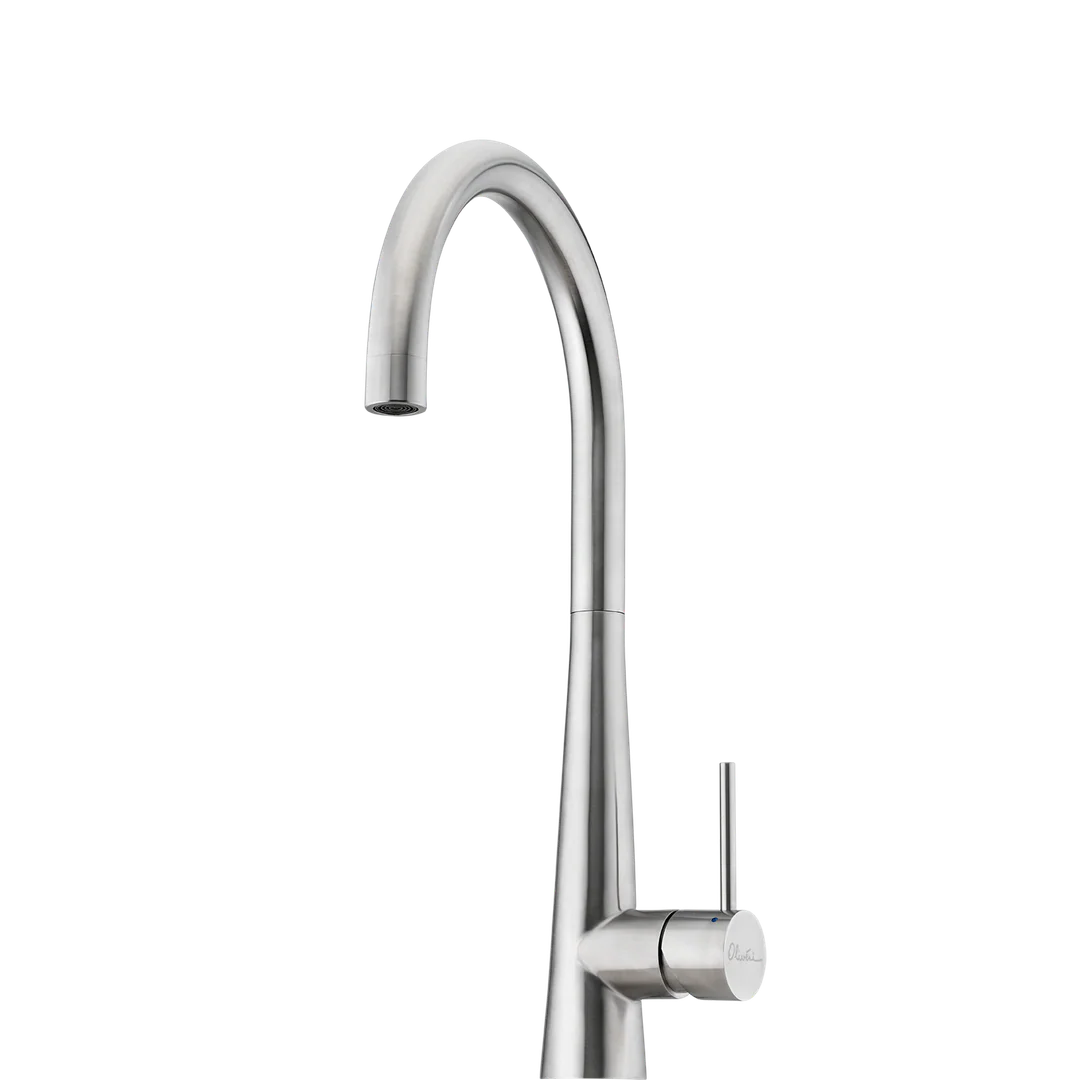 Oliveri Stainless Steel Stainles Goose Neck Mixer LEAD FREE