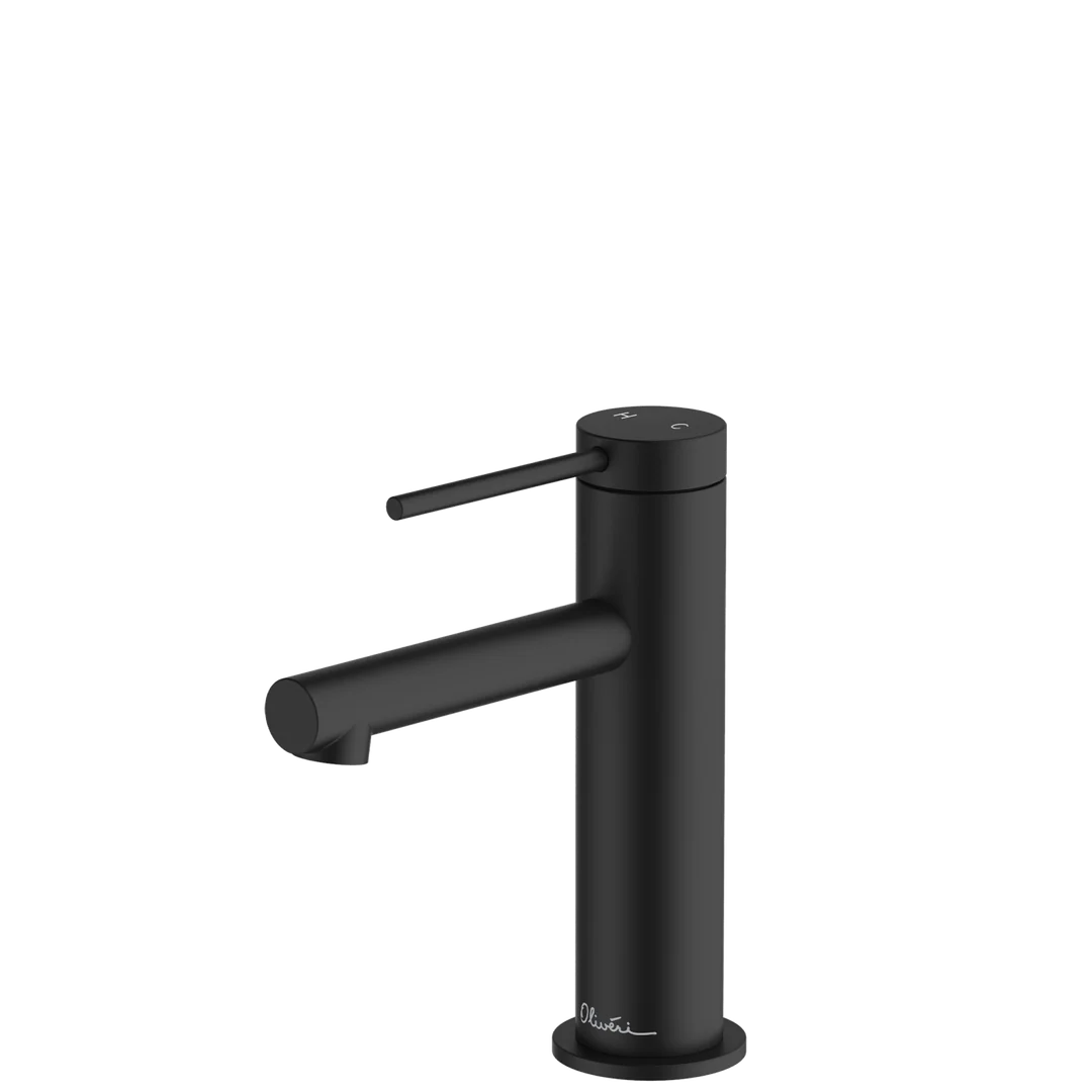 Oliveri VE106506FMB Venice Basin Mixer Stra Matte Black