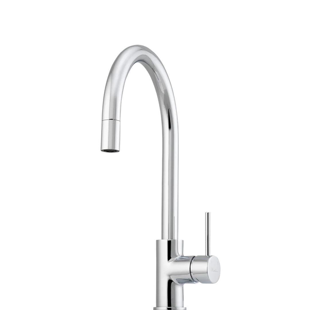 Oliveri VE520FCR-P Venice P-Out Gooseneck Mixer Chrome LEAD FREE