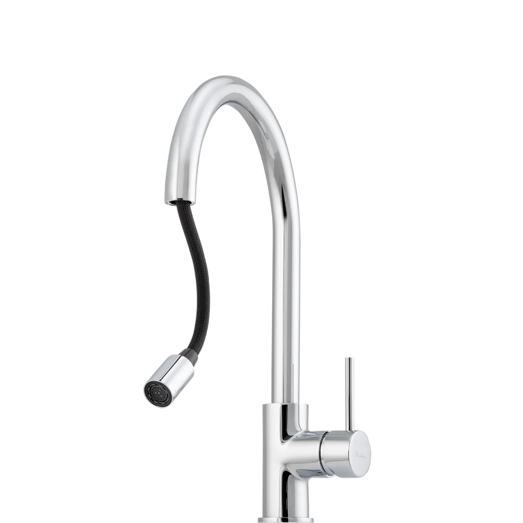 Oliveri VE520FCR-P Venice P-Out Gooseneck Mixer Chrome LEAD FREE - Image 3