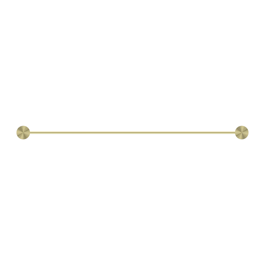 Nero Opal Double Towel Rail Brushed Gold 600mm - Image 6