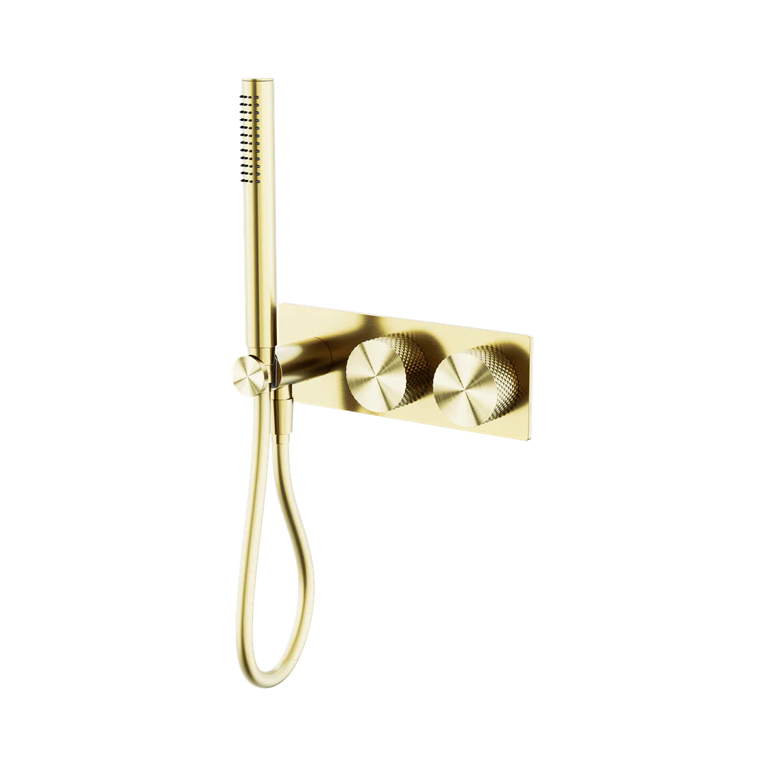Opal Progressive Nero Shower System - Brushed Gold