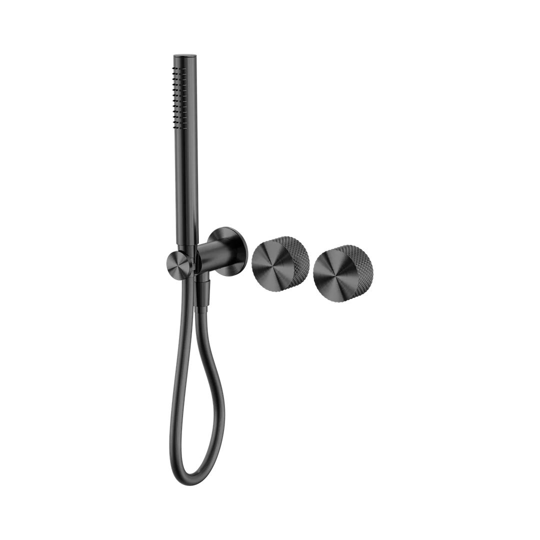 Opal Progressive Nero Shower System Separate Plate - Graphite
