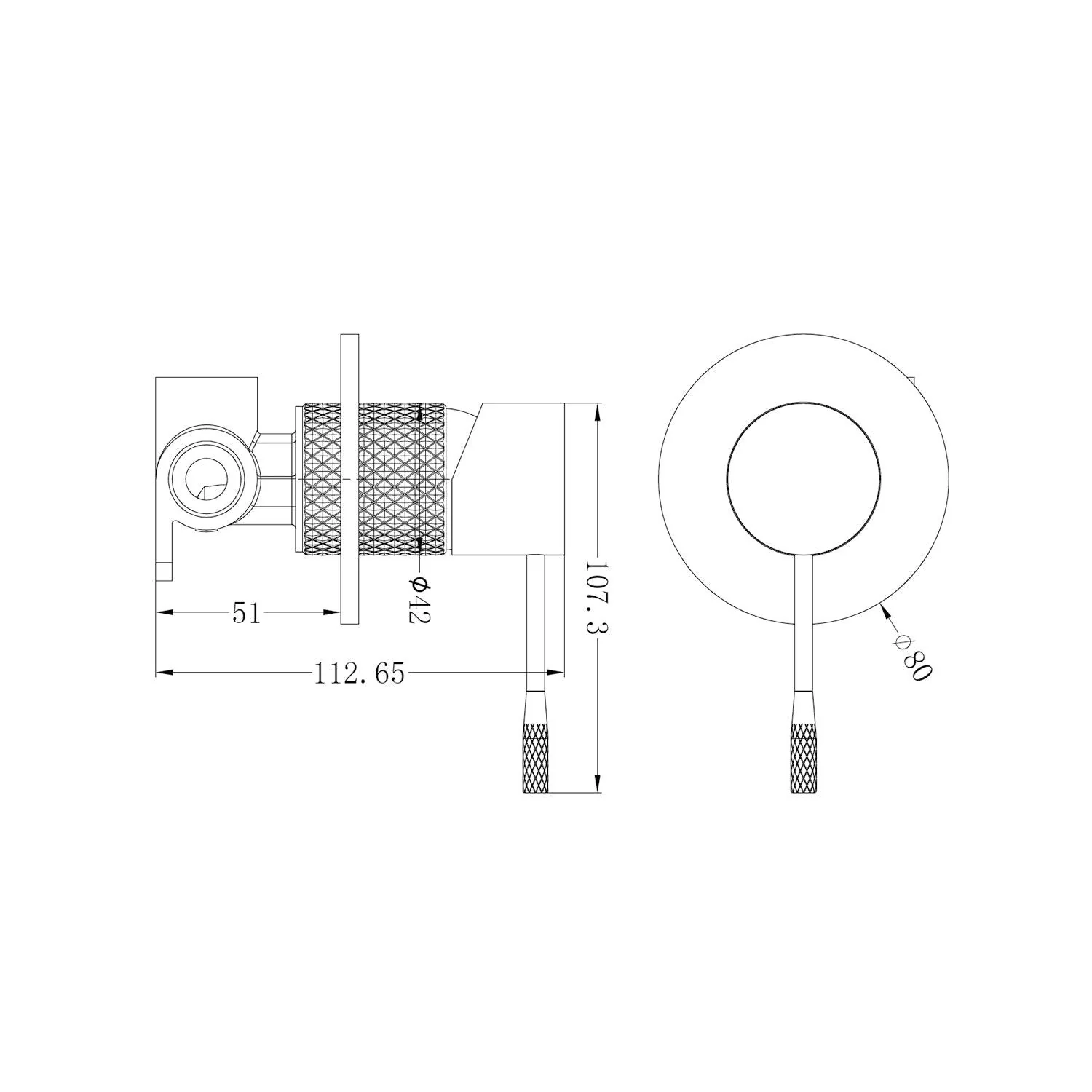 Nero Opal Shower Mixer Brushed Gold - Image 6