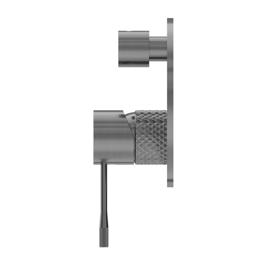 Opal Shower Mixer With Divertor Gunmetal - Image 2