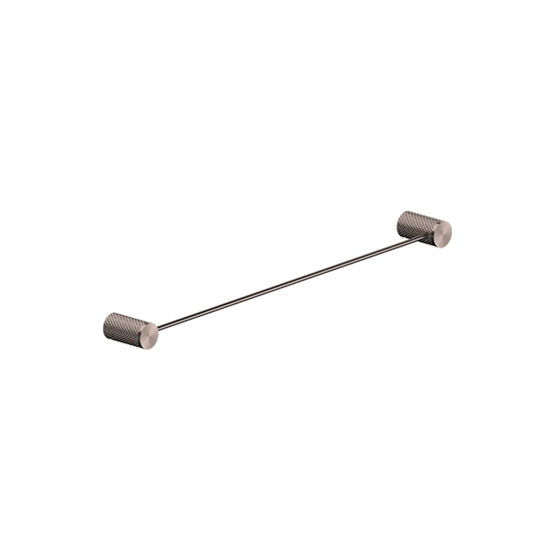Nero Opal Single Towel Rail Brushed Bronze 600mm