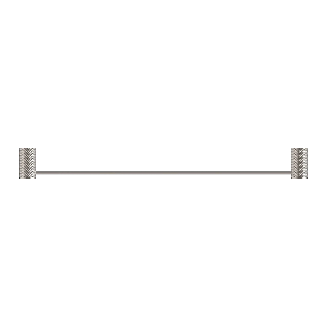 Nero Opal Single Towel Rail Brushed Nickel 600mm - Image 5