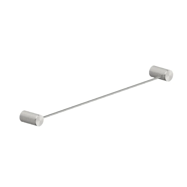 Nero Opal Single Towel Rail Brushed Nickel 600mm - Image 7
