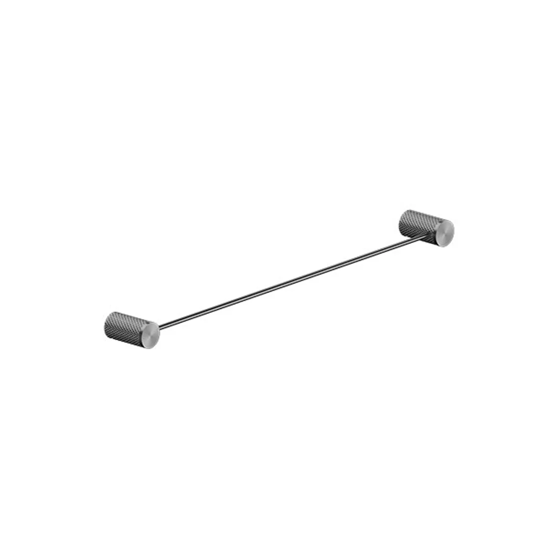 Nero Opal Single Towel Rail Gunmetal 600mm