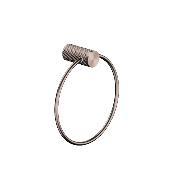 Nero Opal Towel Ring Brushed Bronze