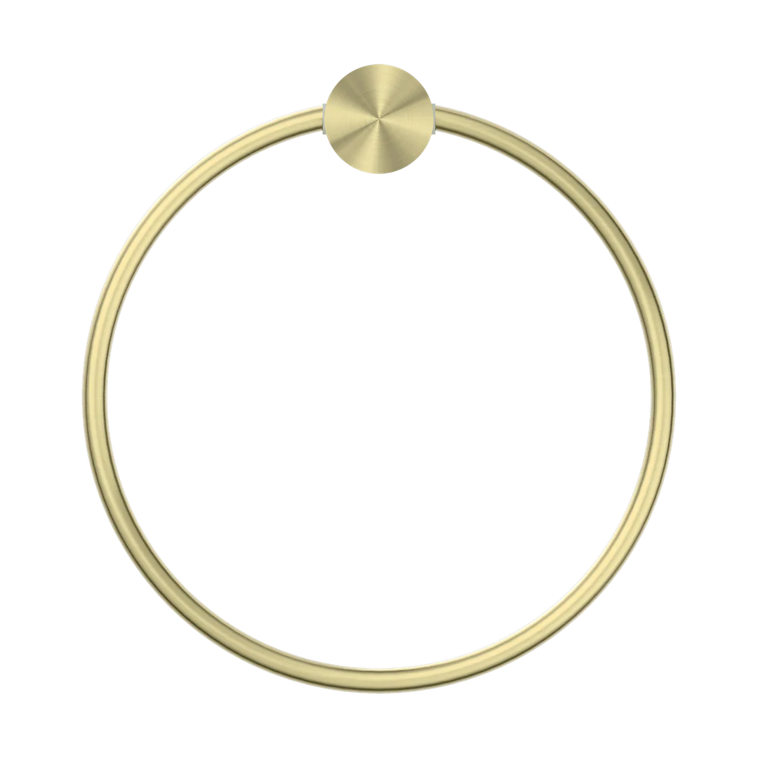 Nero Opal Towel Ring Brushed Gold - Image 5
