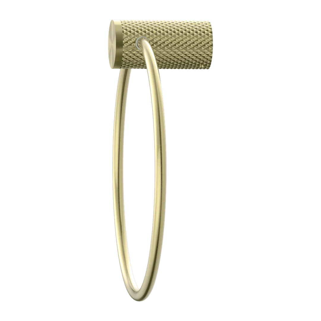 Nero Opal Towel Ring Brushed Gold - Image 6