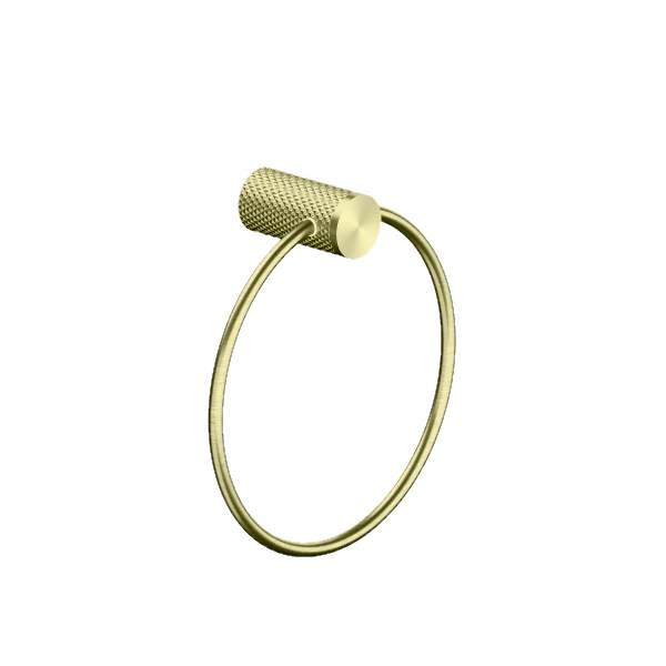 Nero Opal Towel Ring Brushed Gold - Image 7