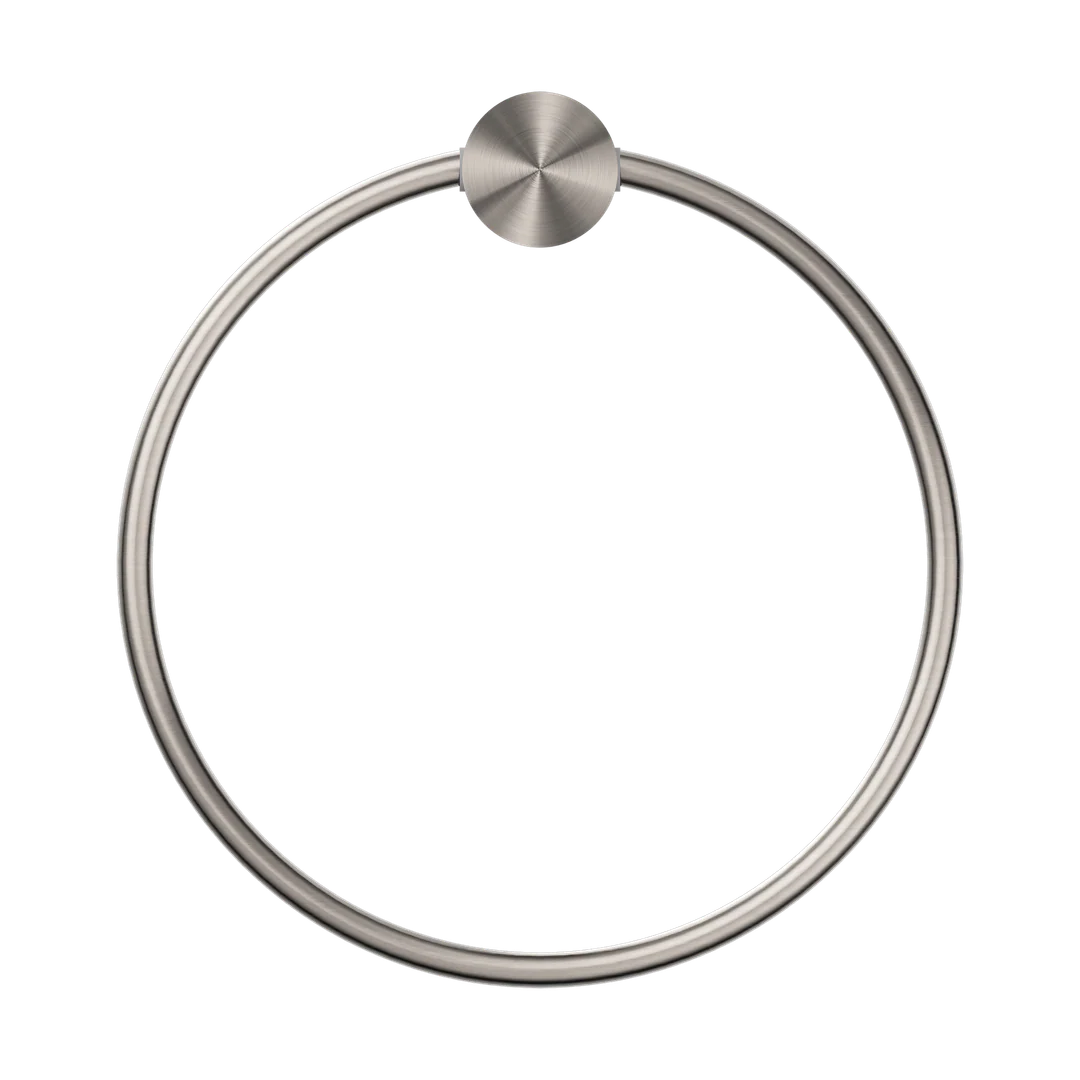Nero Opal Towel Ring Brushed Nickel - Image 5