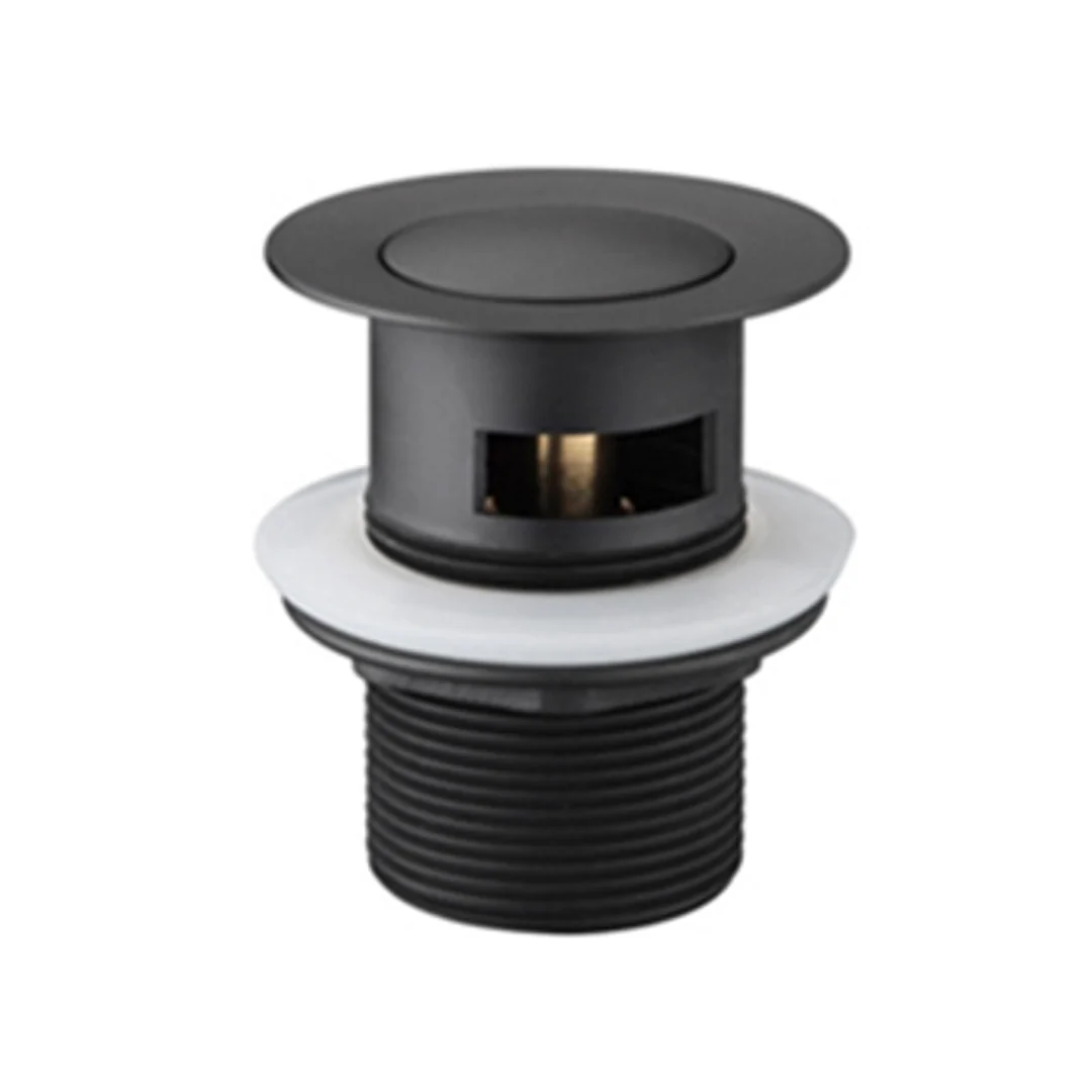 OTTI 32MM POP UP WASTE MATT BLACK (WITH OVERFLOW) - Image 2