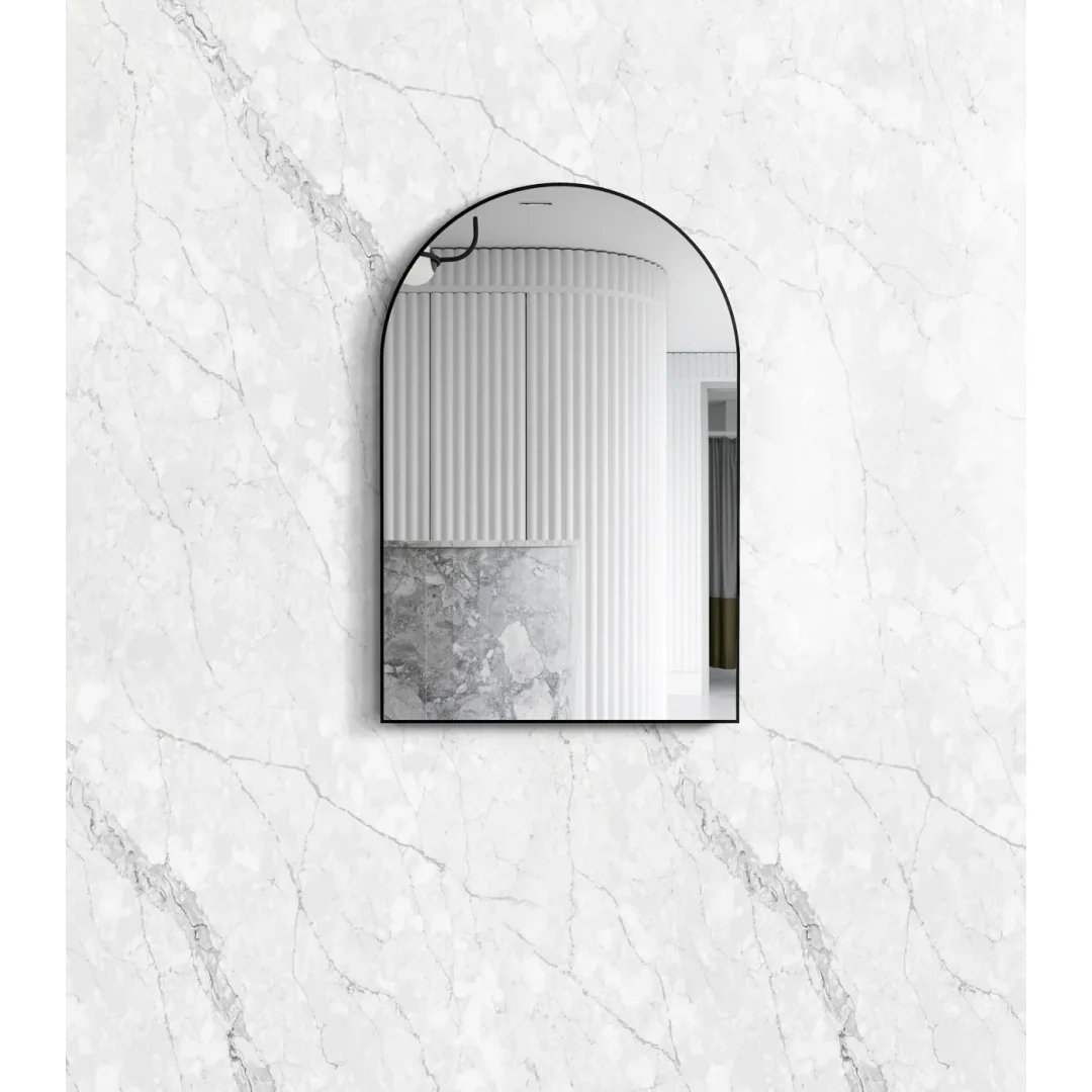 OTTI ARCHIE METAL FRAME MIRROR 900X600 BLACK