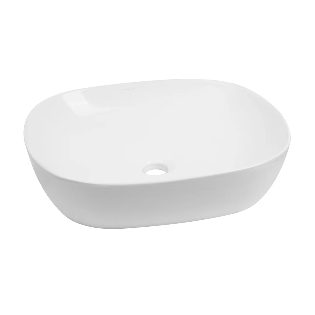 Otti Artis 98 Oval Above Counter Basin Nth Gloss White Fine Ceramic 465X375X120Mm - Image 2